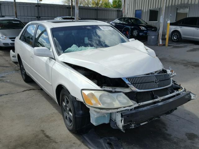 4T1BF28B42U238692 - 2002 TOYOTA AVALON XL WHITE photo 1