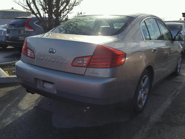 JNKCV51E03M327967 - 2003 INFINITI G35 SILVER photo 4