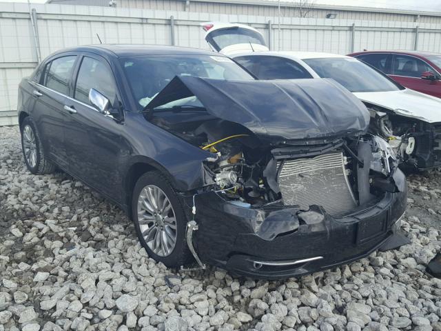 1C3CCBCG8CN327153 - 2012 CHRYSLER 200 LIMITE BLACK photo 1