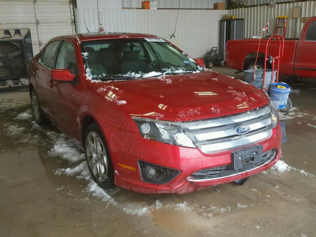 3FAHP0HA6AR296287 - 2010 FORD FUSION SE RED photo 1