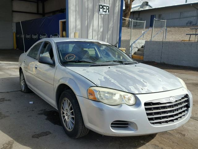 1C3EL46X14N344281 - 2004 CHRYSLER SEBRING LX SILVER photo 1