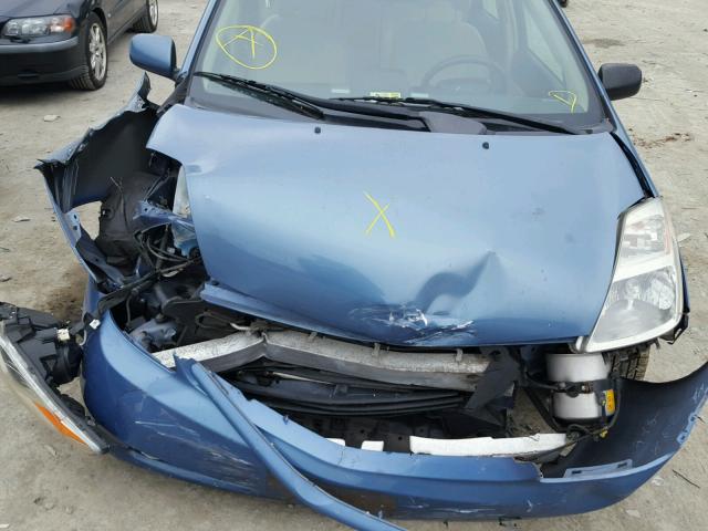 JTDKB20U953103389 - 2005 TOYOTA PRIUS BLUE photo 7