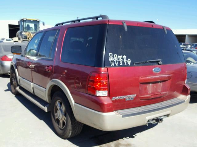 1FMPU17505LA24410 - 2005 FORD EXPEDITION RED photo 3