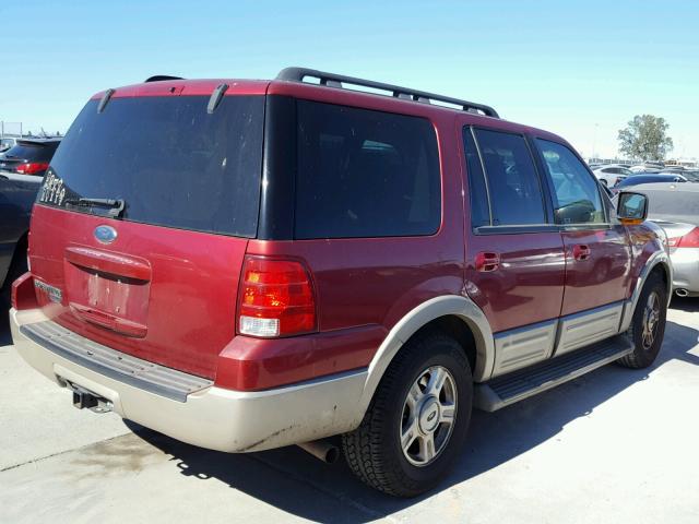 1FMPU17505LA24410 - 2005 FORD EXPEDITION RED photo 4