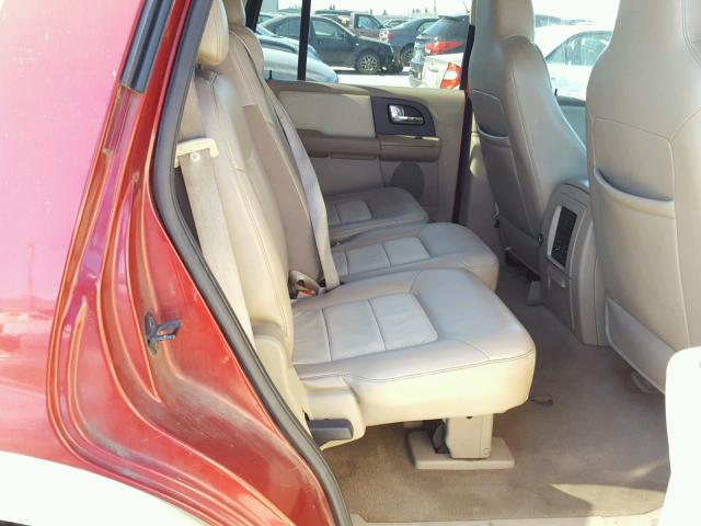 1FMPU17505LA24410 - 2005 FORD EXPEDITION RED photo 6