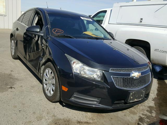 1G1PF5S94B7141405 - 2011 CHEVROLET CRUZE LT BLACK photo 1