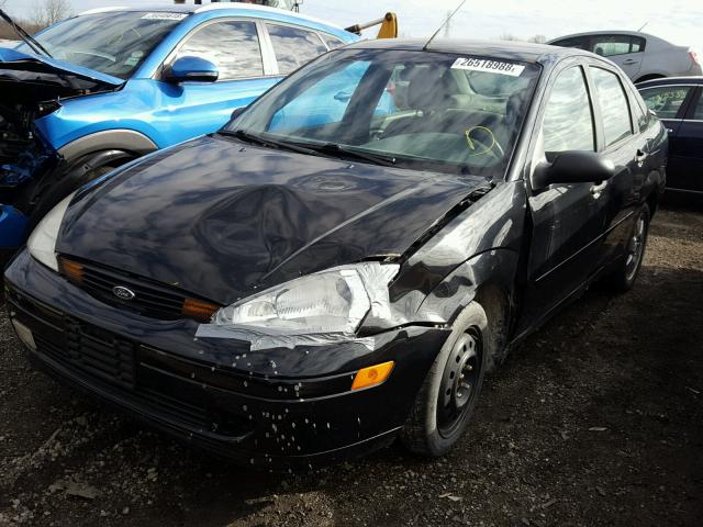 1FAFP38302W233680 - 2002 FORD FOCUS ZTS BLACK photo 2