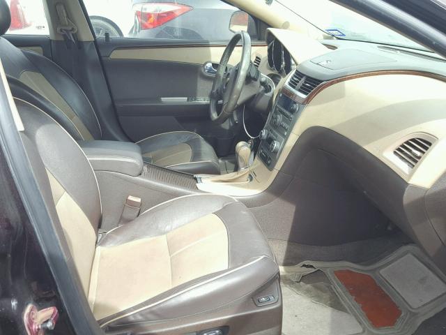 1G1ZE5EB4AF134470 - 2010 CHEVROLET MALIBU LTZ 勃艮第红 照片 5