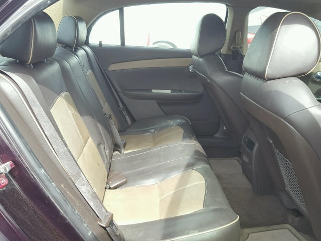 1G1ZE5EB4AF134470 - 2010 CHEVROLET MALIBU LTZ 勃艮第红 照片 6