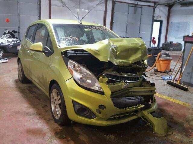 KL8CA6S98DC510375 - 2013 CHEVROLET SPARK LS GREEN photo 1