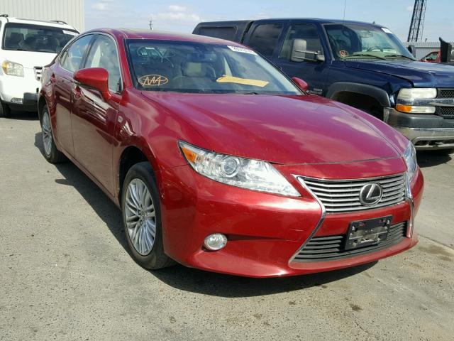 JTHBK1GG2E2088975 - 2014 LEXUS ES 350 BURGUNDY photo 1