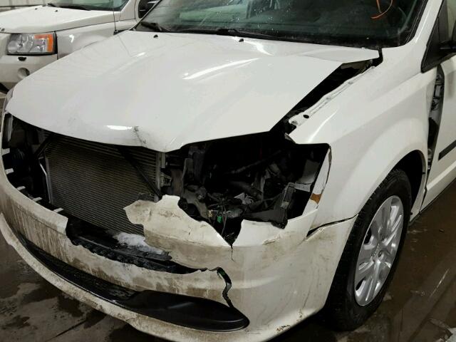 2C4RDGBG0DR740772 - 2013 DODGE GRAND CARA WHITE photo 9