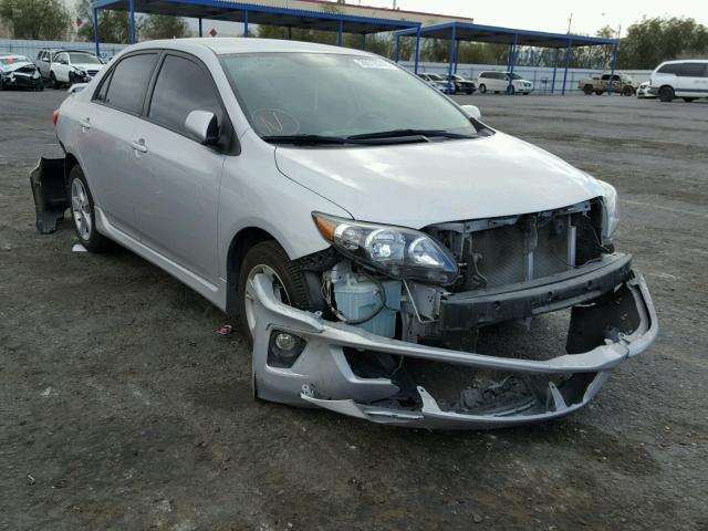 2T1BU4EE2BC728646 - 2011 TOYOTA COROLLA BA SILVER photo 1