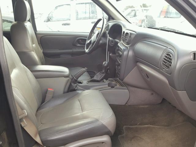 1GNDT13S632355931 - 2003 CHEVROLET TRAILBLAZE BLACK photo 5