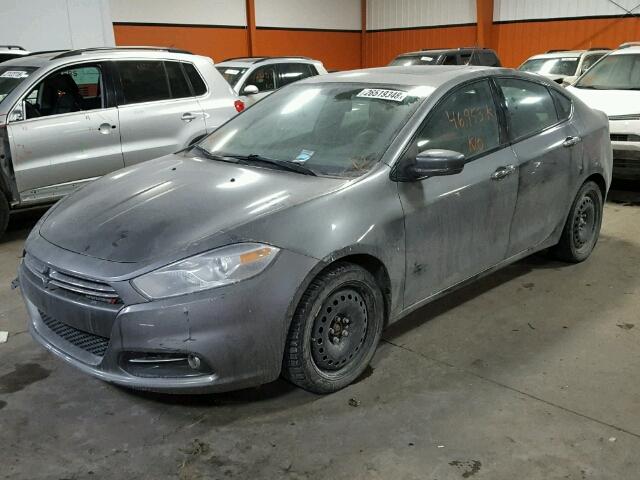 1C3CDFCA1DD301050 - 2013 DODGE DART LIMIT GRAY photo 2