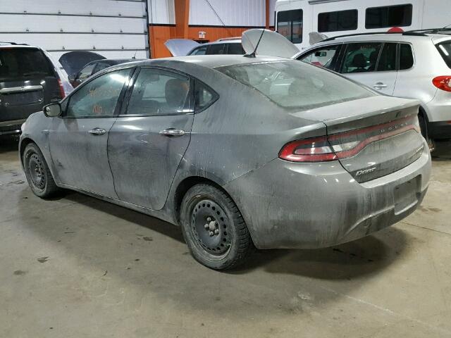 1C3CDFCA1DD301050 - 2013 DODGE DART LIMIT GRAY photo 3