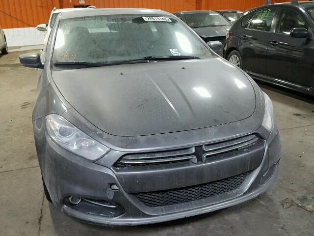 1C3CDFCA1DD301050 - 2013 DODGE DART LIMIT GRAY photo 9