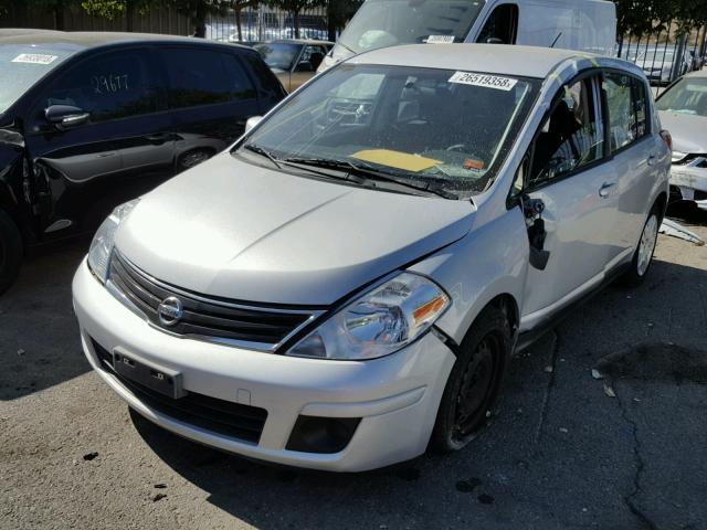 3N1BC1CP7BL376461 - 2011 NISSAN VERSA S SILVER photo 2