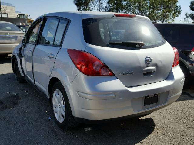 3N1BC1CP7BL376461 - 2011 NISSAN VERSA S SILVER photo 3