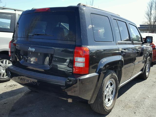 1J4FT28A59D154844 - 2009 JEEP PATRIOT SP BLACK photo 4