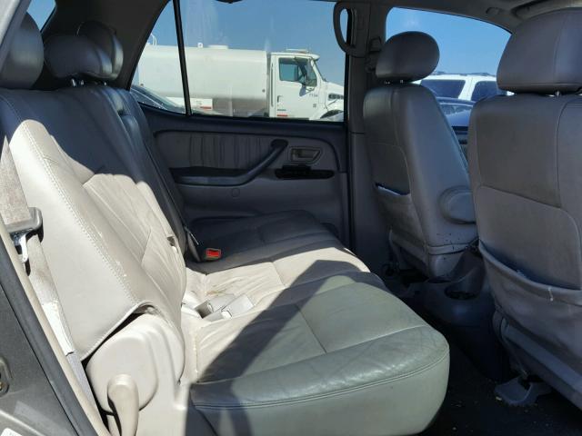 5TDZT38A24S229151 - 2004 TOYOTA SEQUOIA LI SILVER photo 6