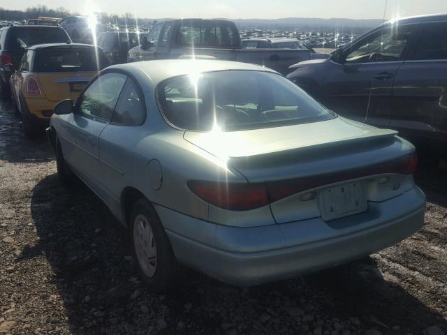 3FALP1132WR130125 - 1998 FORD ESCORT ZX2 GREEN photo 3