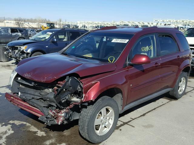 2CNDL43F886018082 - 2008 CHEVROLET EQUINOX LT RED photo 2