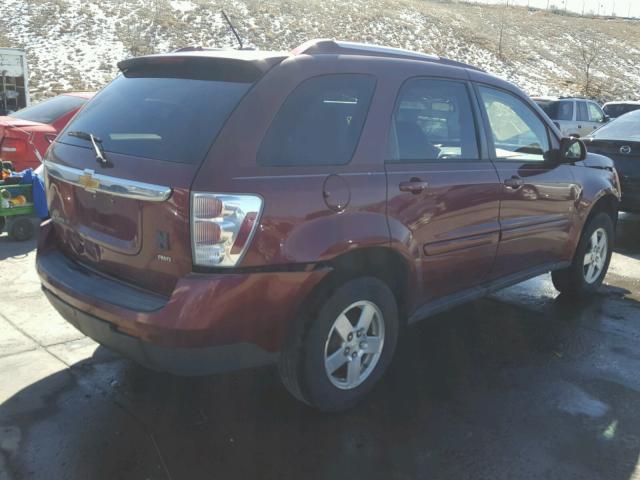 2CNDL43F886018082 - 2008 CHEVROLET EQUINOX LT RED photo 4