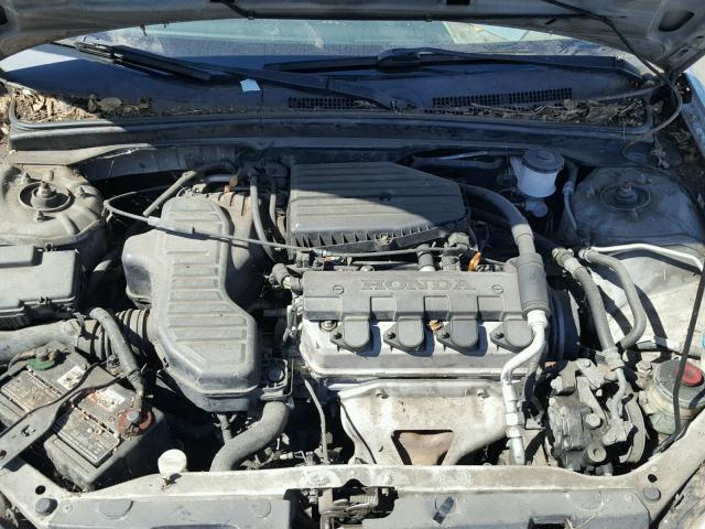 1HGEM22291L046254 - 2001 HONDA CIVIC DX SILVER photo 7