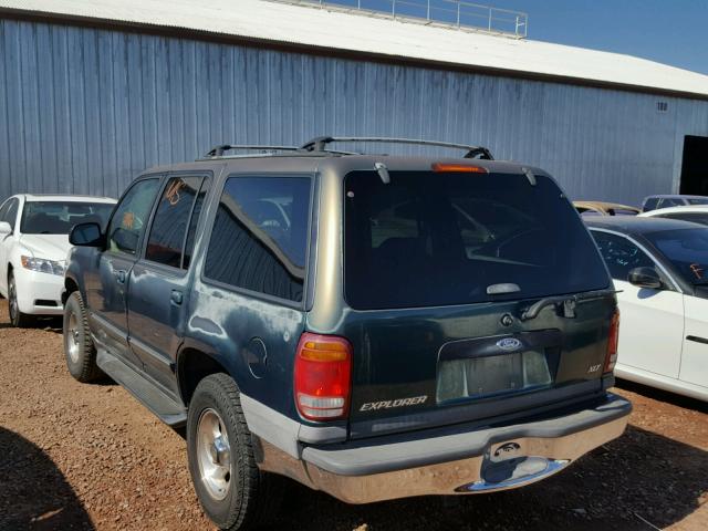 1FMZU34E6XZA17776 - 1999 FORD EXPLORER GREEN photo 3