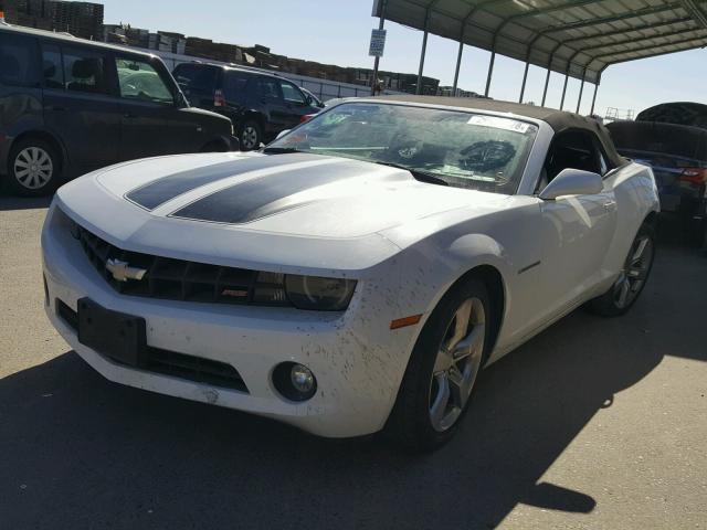 2G1FB3DDXB9208729 - 2011 CHEVROLET CAMARO LT TWO TONE photo 2