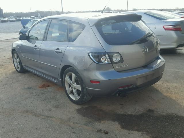 JM1BK343361483429 - 2006 MAZDA 3 HATCHBAC GRAY photo 3