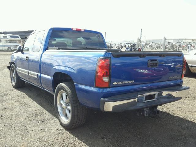 2GCEC19T841228662 - 2004 CHEVROLET SILVERADO BLUE photo 3