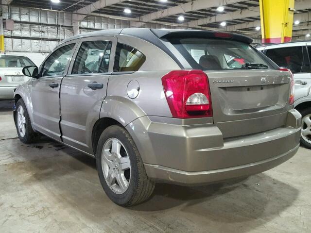 1B3HB48B88D718041 - 2008 DODGE CALIBER SX TAN photo 3