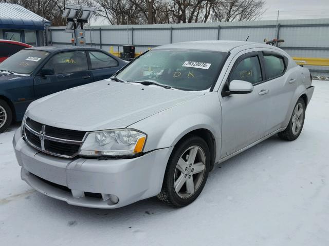 1B3CC5FV4AN159226 - 2010 DODGE AVENGER R/ SILVER photo 2