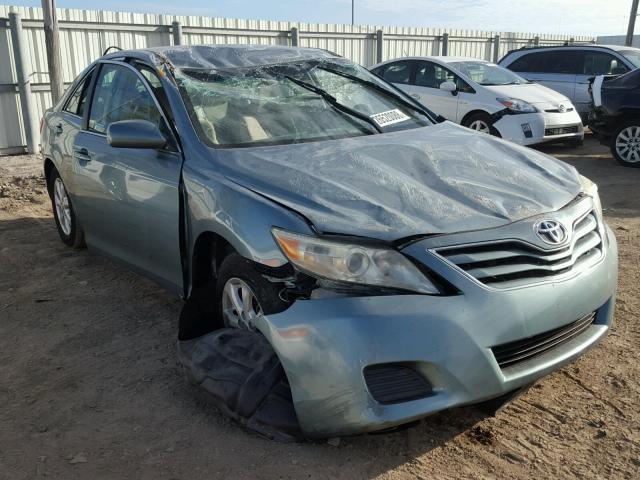 4T1BF3EK2BU598084 - 2011 TOYOTA CAMRY BASE GREEN photo 1