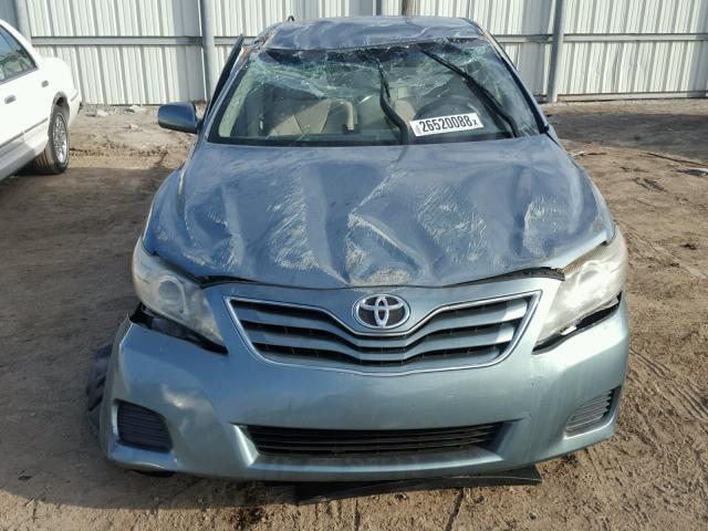 4T1BF3EK2BU598084 - 2011 TOYOTA CAMRY BASE GREEN photo 9