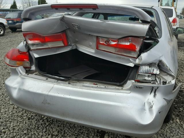 1HGCG16521A047349 - 2001 HONDA ACCORD EX SILVER photo 9