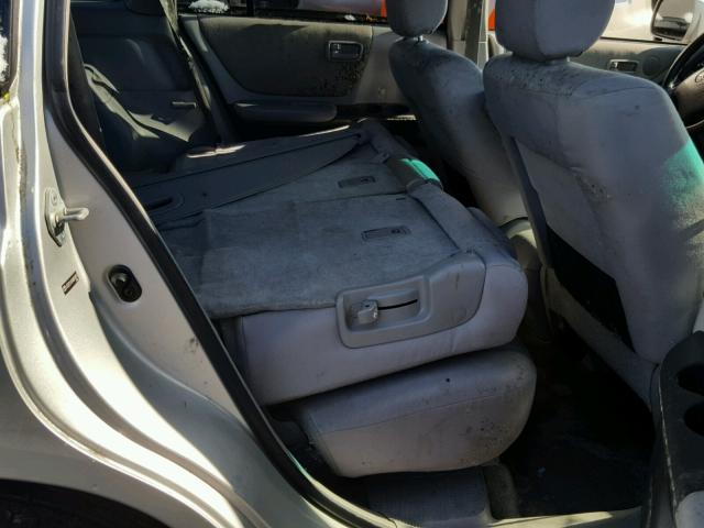 JTEEP21A940014811 - 2004 TOYOTA HIGHLANDER SILVER photo 6