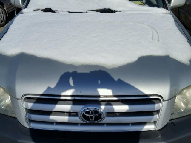 JTEEP21A940014811 - 2004 TOYOTA HIGHLANDER SILVER photo 7