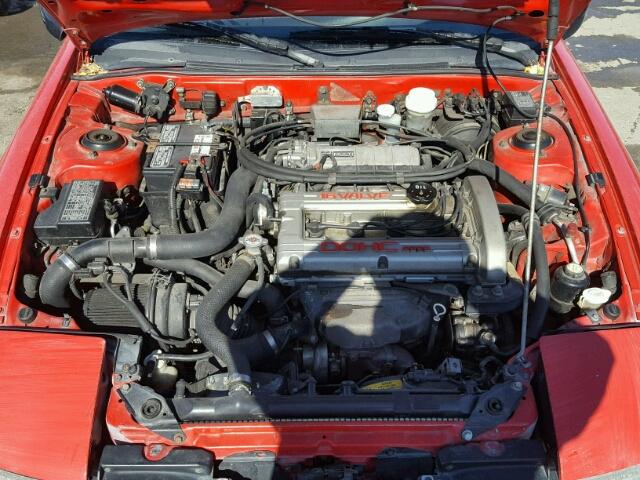 4A3CT64U3ME017238 - 1991 MITSUBISHI ECLIPSE GS RED photo 7