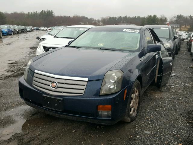 1G6DM577140188025 - 2004 CADILLAC CTS BLUE photo 2