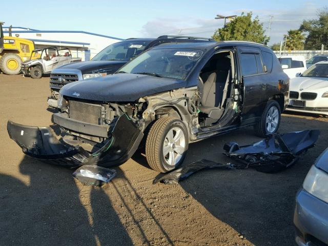 1C4NJCBA5GD568306 - 2016 JEEP COMPASS SP BLACK photo 2