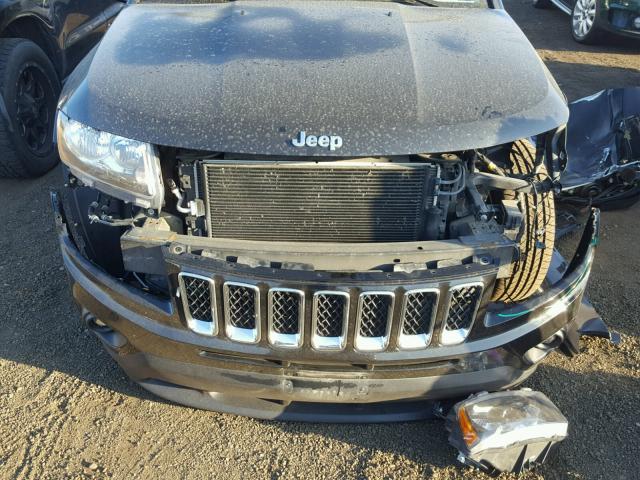 1C4NJCBA5GD568306 - 2016 JEEP COMPASS SP BLACK photo 7