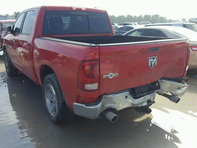 1C6RD6LT4CS175677 - 2012 DODGE RAM 1500 S RED photo 3