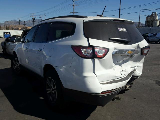 1GNKRGKD3GJ277714 - 2016 CHEVROLET TRAVERSE L WHITE photo 3