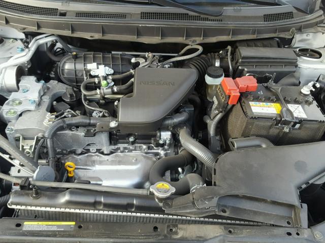 JN8AS5MV5FW255254 - 2015 NISSAN ROGUE SELE SILVER photo 7