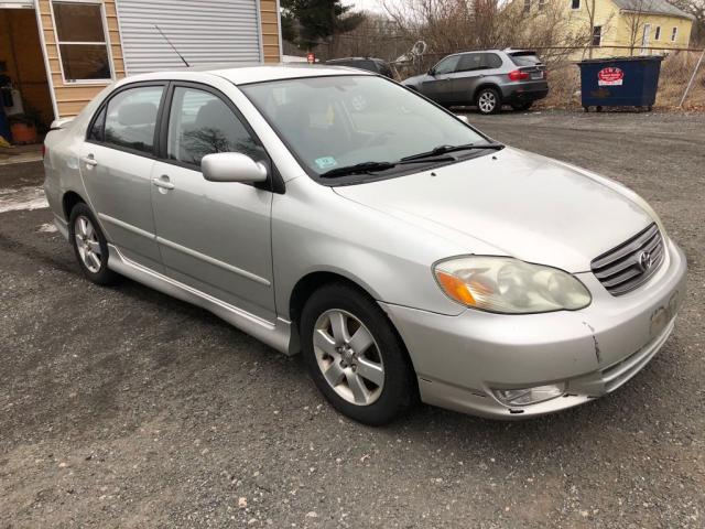 2T1BR32E83C002114 - 2003 TOYOTA COROLLA CE SILVER photo 4