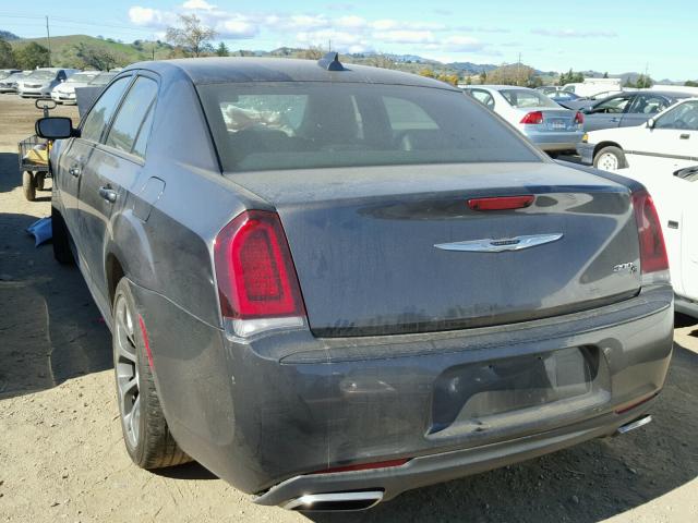 2C3CCABG2FH903831 - 2015 CHRYSLER 300 S GRAY photo 3