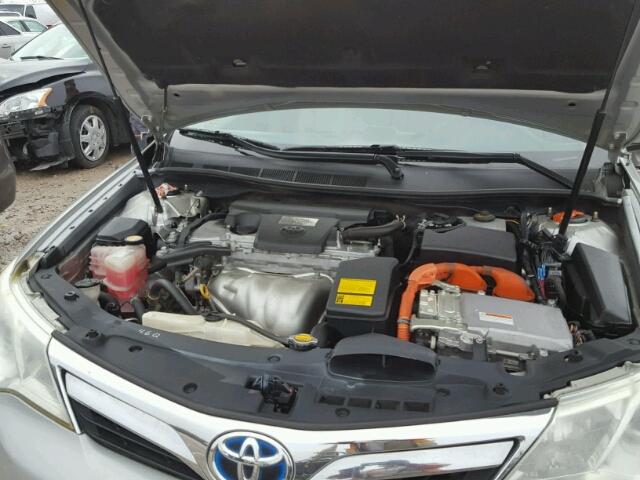 4T1BD1FK2DU067432 - 2013 TOYOTA CAMRY HYBR SILVER photo 7